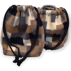 Lundgreen Stigbjleposer- Fleece - Brun m. tern