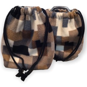 Lundgreen Stigbjleposer- Fleece - Brun m. tern