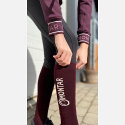 Montar Bambus knstrmpe - Plum