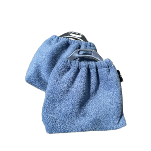 Lundgreen Stigbjlesokker - Fleece - Stvet bl