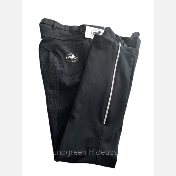 Hestagallery Icelandic Jodhpurbuks med fuld grip - Sort