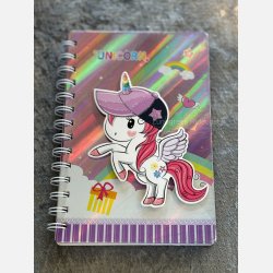 EQ Unicorn Notesbog - Lilla