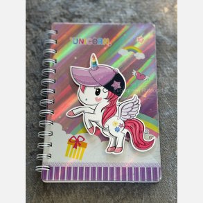 EQ Unicorn Notesbog - Lilla