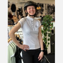 Fairplay Stvne bluse Anita - SS - Hvid