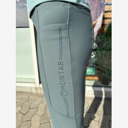 MoAviana Crystal logo tone in tone pull on - Jade