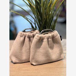 Lundgreen Stigbjlesokker - Fleece - Beige