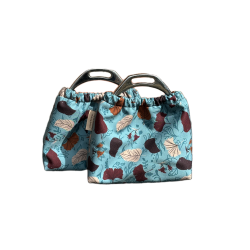 Lundgreen Stigbjlesokker - Softshell - Petrol m. blade