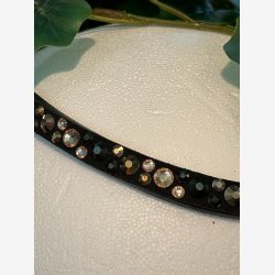 HKM Pandebnd - Rosegold Glamour - Sort