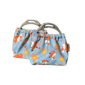 Lundgreen Stigbjlesokker - Softshell - Bl/Gr med rve