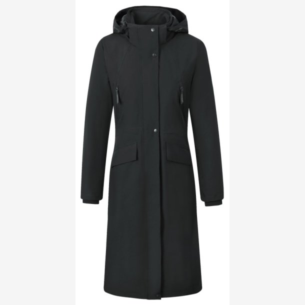 Covalliero Lang Regnjakke - Sort