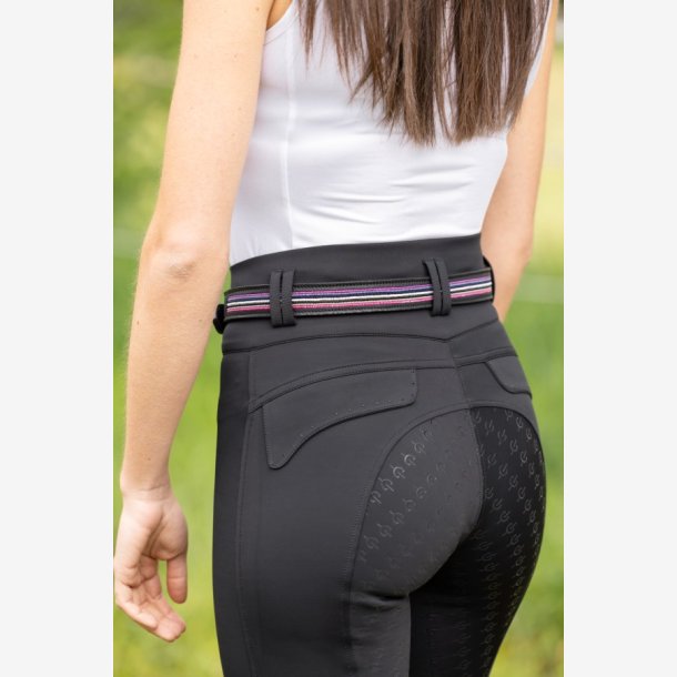 Covalliero Ridebukser med h�j talje - Sort