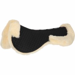 HG Medilamb sadelpad - Sort/Natur