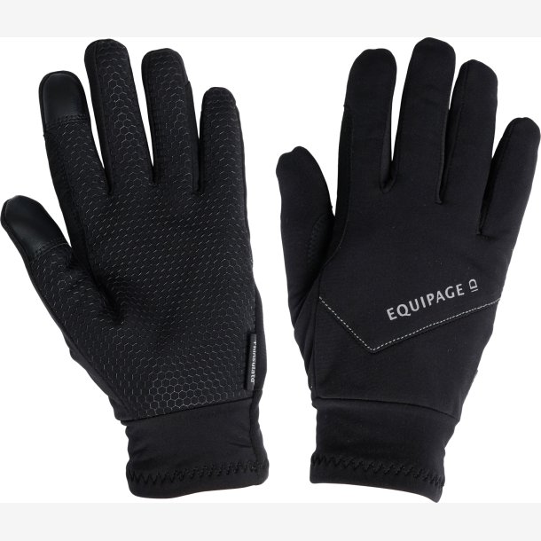 EQ Savanna handsker - Sort - Brn