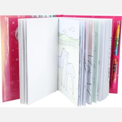 Miss Melody Malebog m/flerfarvet pen