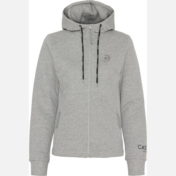 Catago Natalie hoodie med lynls - Gr Melange