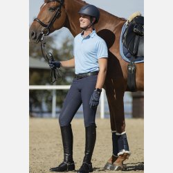 HKM Ridebukser - Sportive Herre - Deep Blue - Full Seat