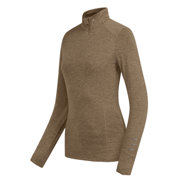ELT Milano bluse m. lynls - Cappuccino Melange