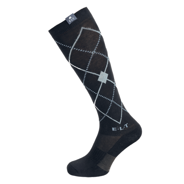 ELT Argyle ride strmper - Black/Stone Blue