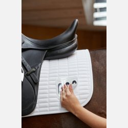 HG Nationality sadelunderlag - Hvid - Dressur