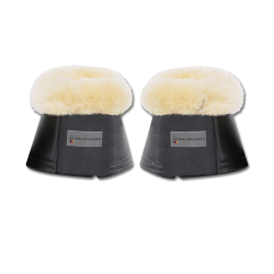 Waldhausen Klokker med lammeskind - Sort