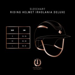 Imperial Riding Ridehjelm - Olania Deluxe - Bred skygge - Brun