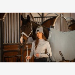 HG Layne fleece dkken m/teddyfoer - Blue Fog