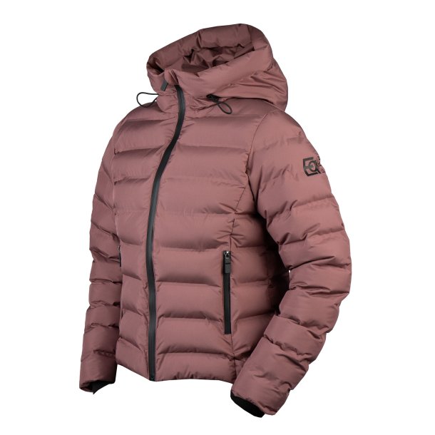 Horka Kort Puffer Jakke - Penelope - Deep Ruby