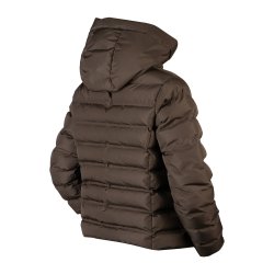 Horka Kort Puffer Jakke - Penelope - Dark Chocolate
