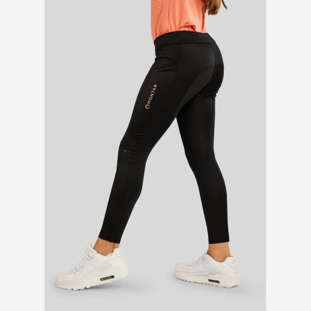 MoWinnie Pull-on - Black w. Rosegold print - Brn