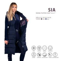 Fairplay Riding puffer jakke - SIA - Navy 