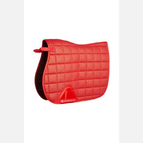 HG Mesh Glitter sadelunderlag - Rd - Kombi