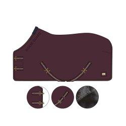 HG Layne fleece dkken m/teddyfoer - Wine