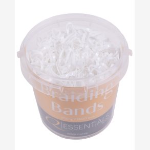 QHP Silikone elastikker - White - 1800 stk