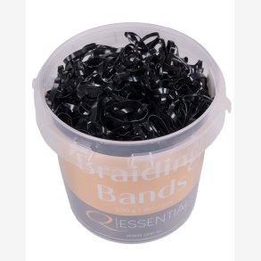 QHP Silikone elastikker - Black - 1800 stk