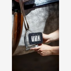 HG Stvnenummer m/glimmer - Sort - 3 cifre