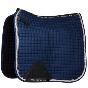 Weatherbeeta Prime saddle pad - Dressage - Bling / Navy - Full
