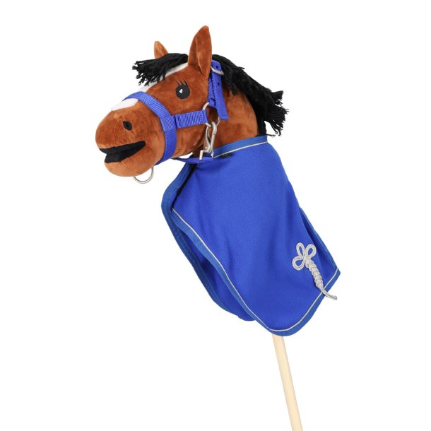 QHP Hobby Horse Fleece dkken - Kobolt bl