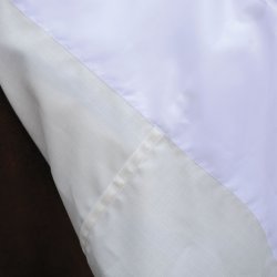 Weatherbeeta Comfitec Sweet Itch Shield Combo neck - White/blue