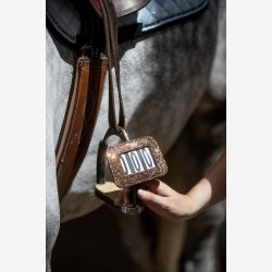 HG Stvnenummer m/glimmer - Brun - 3 cifre