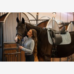 HG Simone sadelunderlag - Blue Fog