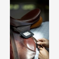 HG Stvnenummer m/glimmer - Sort - 3 cifre