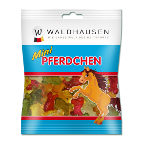 Waldhausen Mini Horse Fruit Vingummi - 100 gr