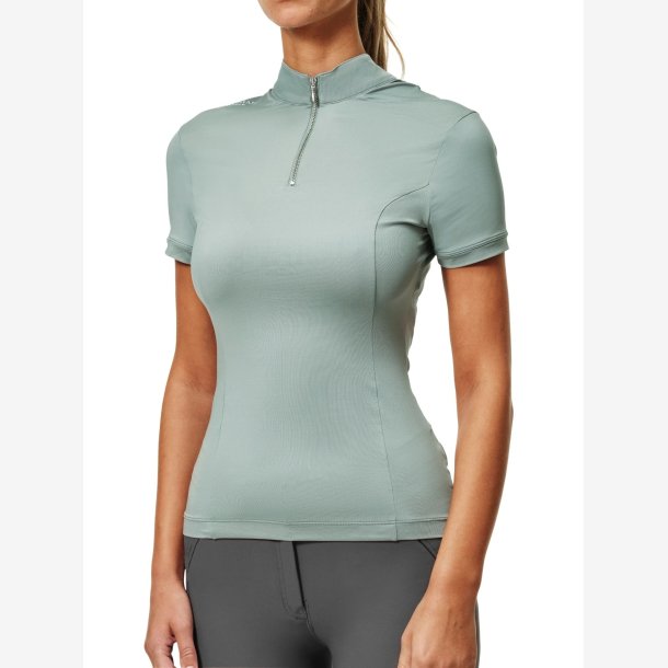 ES Bluse m. korte rmer - Mint Green