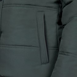 QHP Vinterjakke Rayah med aftagelige rmer - Jungle Grn - Brn