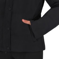 QHP Vinterjakke Rayah med aftagelige rmer - Sort - Brn