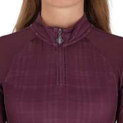 QHP Sport bluse - Zahra - Wine Red