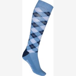 EQ Lax Argyle Strmper - Coronet Blue