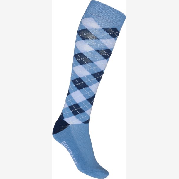 EQ Lax Argyle Strmper - Coronet Blue