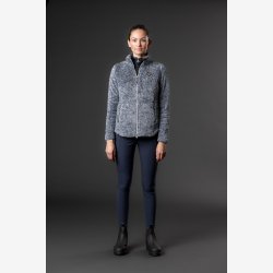 EQ Miles Zip Cardigan - Blue Fog