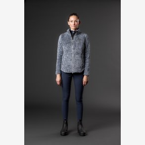 EQ Miles Zip Cardigan - Blue Fog